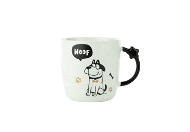 Puodelis ILAJA Black Fur, 360 ml - 3