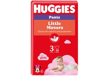 Sausk-keln.HUGGIES GIRLS 3(6-11);58vnt