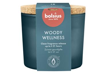 Kvapni žvakė indelyje BOLSIUS Woody Wellness