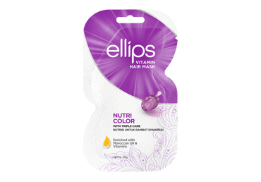 Plaukų kaukė Ellips Nutri Color, 20 g