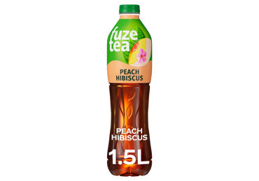 Persikų ir kinrožių skonio šaltoji arbata FUZE, 1.5 l