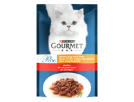 Konserv. visavertis kačių ėdalas GOURMET PERLE su jautiena, 85 g