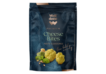 Sūrio kamuoliukai WELL DONE PREMIUM, pesto padažo sk., 41 %, 24 g