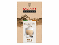 Tirpusis kapučino gėrimas SWISSO WHITE, 125 g