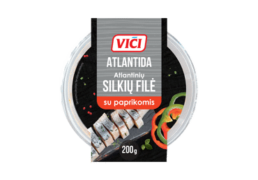 Silkių filė gabaliukai paprikų padaže ATLANTIDA, 200 g - 1