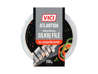 Silkių filė gabaliukai paprikų padaže ATLANTIDA, 200 g