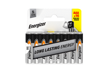 Baterijos AAA ENERGIZER EVERYDAY, 16 vnt.