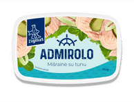 ADMIROLO mišrainė su tunu ZIGMAS, 180 g