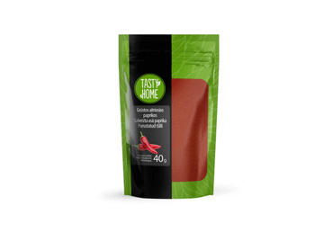Grūstos aitriosios paprikos TASTY HOME, 40 g Grūstos aitriosios paprikos TASTY HOME, 40 g