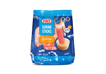 Surimio lazdelės su kokteiliniu padažu VIČI, 200 g