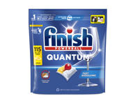 Citrinų kvapo indaplovių indų ploviklio kapsulės „Finish Powerball Quantum All in 1“, 115 vnt.