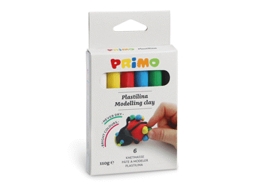 Plastilinas PRIMO, 6 vnt. - 1
