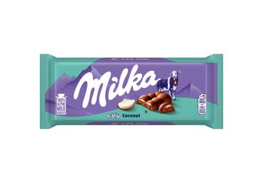 Pieninis šokoladas MILKA BUBBLY COCONUT, 97 g