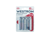 Elementai WESTROM AA, LR6, 1.5V, 8 vnt.