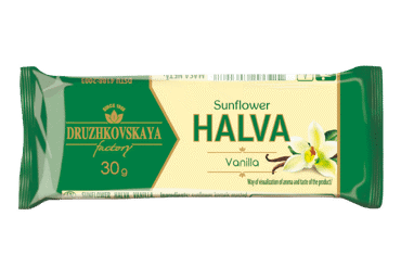 Saulėgrąžų chalva DRUZKOVSKAJA, vanilės skonio, 1 kg