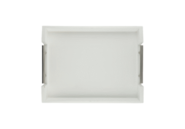 Medinis padėklas su rankena, 40,5x30,5x5 cm - 1