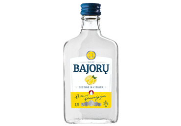 Spiritinis gėrimas BAJORŲ DEGTINĖ IR CITRINA, 200 ml