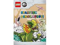 Knyga. Lego Jurassic World. Spalvink Dinozaurus