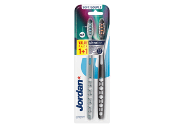 Dantų šepetėlis JORDAN ULTRALITE SOFT 1+1, 2 vnt. Dantų šepetėlis JORDAN ULTRALITE SOFT 1+1, 2 vnt.