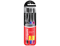 Dantų šepetėliai COLGATE SLIM SOFT BLACK, 3 vnt., 3 vnt.