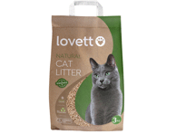 Augalinės kilmės kačių kraikas LOVETT, 3 kg