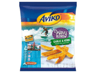 Šaldytos bulvių juostelės su česnakais ir žalumynais AVIKO, 600 g