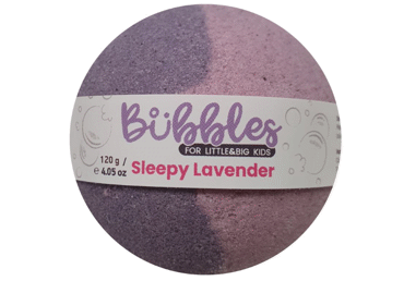 Vonios burbulas BUBBLES SLEEPY LEVANDER, 115 g
