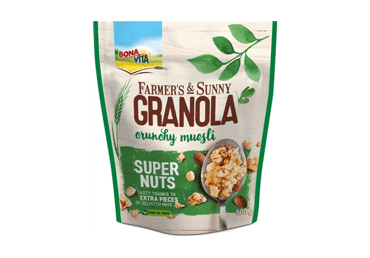 Granola su riešutais BONA VITA, 500 g Granola su riešutais BONA VITA, 500 g