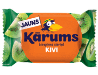 Varškės sūrelis KARUMS su kivių skonio glajumi, 23,3 % rieb., 45 g