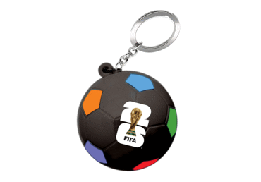 Antistresinis kamuoliukas - raktų pakabukas FIFA World Cup juodas - 1