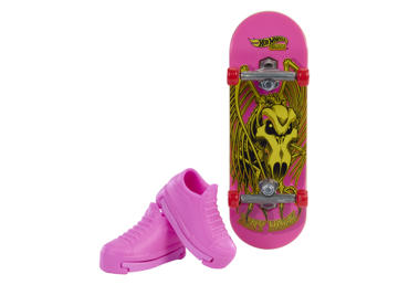 Pirštų riedlentė su neoninėmis kaukolėmis Tony Hawk HOT WHEELS - 3