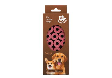 Maišeliai gyvūnų ekskrementams HAPPY TAILS, 24 vnt. - 2
