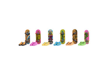 Pirštų riedlentė su neoninėmis kaukolėmis Tony Hawk HOT WHEELS - 2