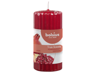 Cilindrinė žvakė BOLSIUS, granatų kvapo, 12 x 5,8 cm, 1 vnt.