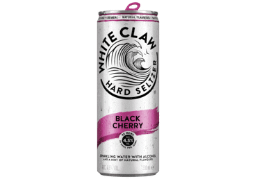 Alkoholinis kokteilis WHITE CLAW Seltzer, juodųjų vyšnių skonio, 4,5 %, 330 ml, skardinė
