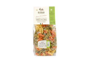 Makaronai DI BARI GIGLI TRICOLORE, 500 g
