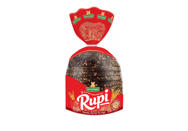 Tamsi duona RUPI su visų grūdo dalių ruginiais miltais, 600 g