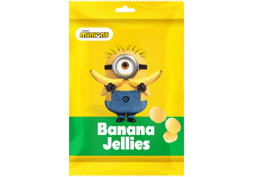 Želė saldainiai MINIONS, bananų skonio, 150 g - 3