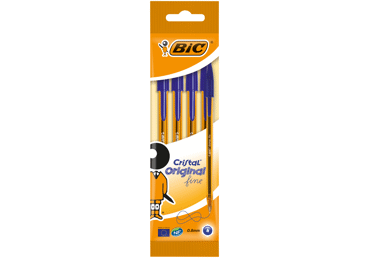 Tušinukai BIC (4 vnt., mėlyni), 4 vnt.
