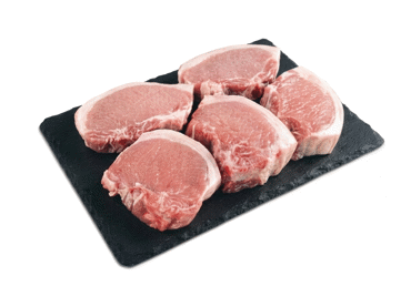 Atvėsinta kiaulienos nugarinė MEISTRO KOKYBĖ su kaulu, 1 kg
