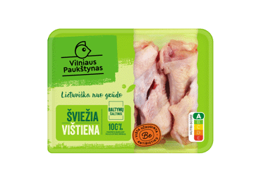 Švieži broilerių sparnų peteliai, užauginta be antibiotikų, 500 g