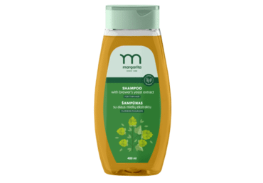 MARGARITA Šampūnas su alaus mielėmis ploniems plaukams 400ml