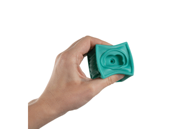 Minkšti sensor. blokai-kaladės CANPOL BABIES, nuo 6 mėn., 12 vnt. - 3