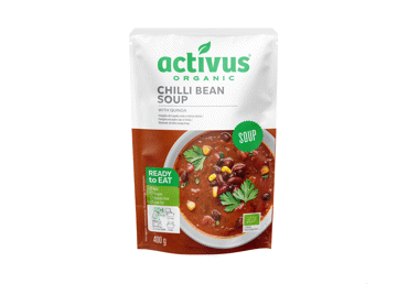 Aštri, veganiška pupelių sriuba ACTIVUS, ekologiška, 400 g