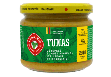 KĖDAINIŲ tunai su itališkais prieskoniais sumuštiniams tepti, 280 g