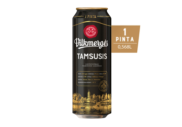 Tamsusis VILKMERGĖS alus, 568 ml