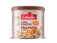 Krosnyje kepinti žemės riešutai ESTRELLA su druska, 140 g