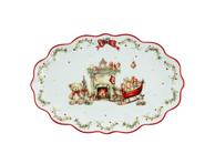 Ovali lėkštė AURORA VINTAGE CHRISTMAS, 32 cm, 1 vnt.