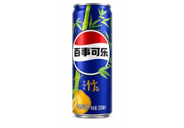 Gazuotas bambukų ir greipfrutų skonio gaivusis gėrimas su cukrumi ir saldikliais PEPSI BAMBOO GRAPEFRUIT, 330 ml