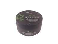 Kūno jūros druskos šveitiklis AQUA AMBER, alavijų kvapo, 300 g